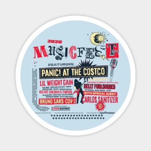 2020 Covid-19 Music Fest concert Magnet